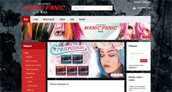 Desktop Screenshot of manicpanic.cz