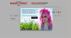 Desktop Screenshot of manicpanic.com